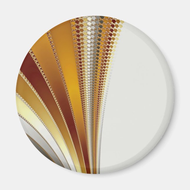 Imã Couro - Magneta Fractal (Frente)