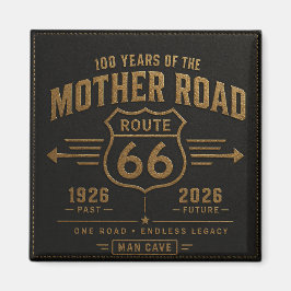 Imã Couro Preto 100 Anos da Estrada Mãe