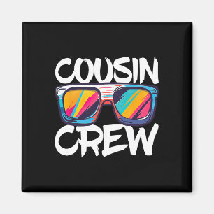 Imã Cousin Crew Adultos Crianças Correspondentes à Tri