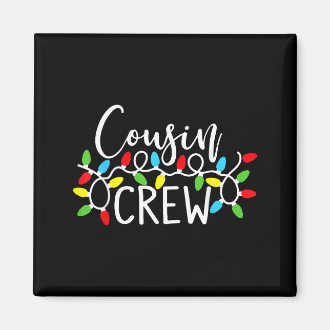 Imã Cousin Crew Christmas Kids Cousins Christmas Crew  (Frente)