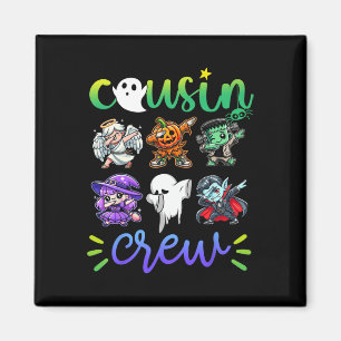 Imã Cousin Crew Dabbing Halloween Boys Skeleton Zombie
