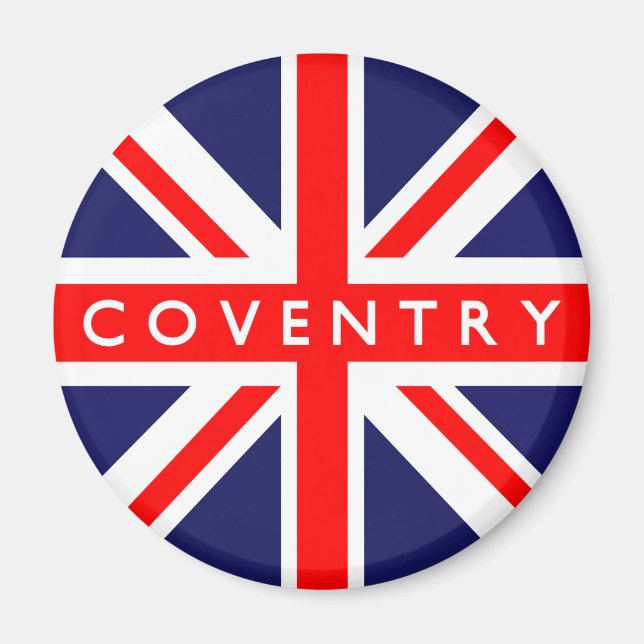 Imã Coventry UK Flag (Frente)