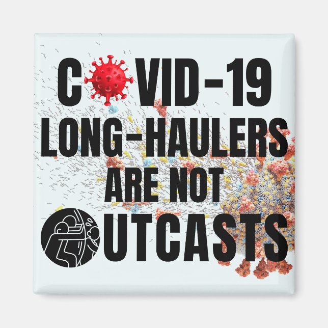 Imã Covid-19 Longos-Haulers não são Fora-peças (Frente)