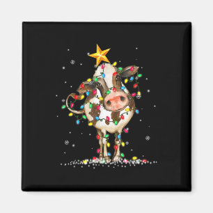 Imã Cow Reindeer Hábito Papais noeis Noite Diversão Va
