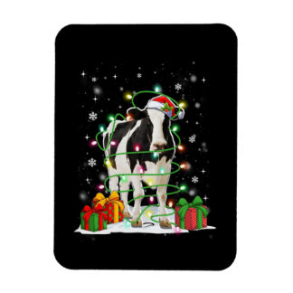 Ímã Cow Reindeer Hata Papais noeis De Natal Luzes Engr