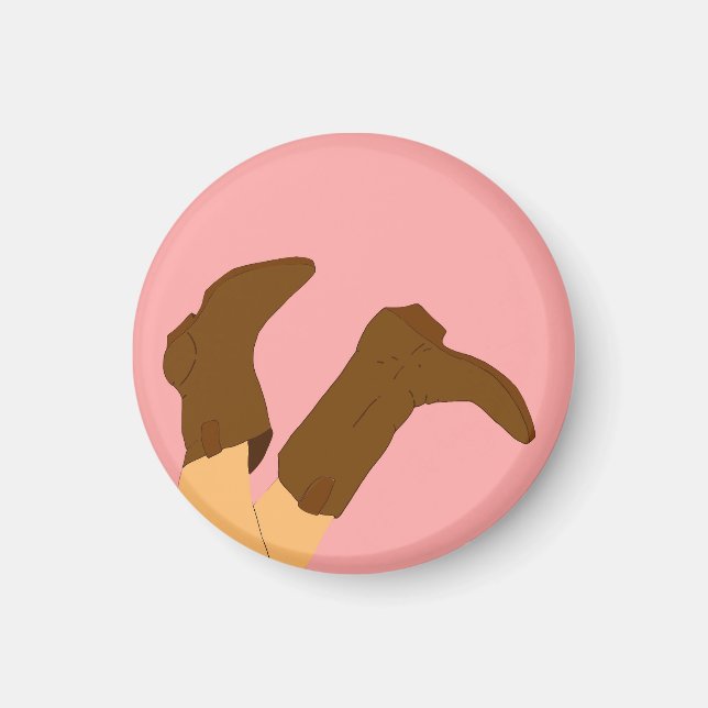 Imã Cowboy Boots (Frente)