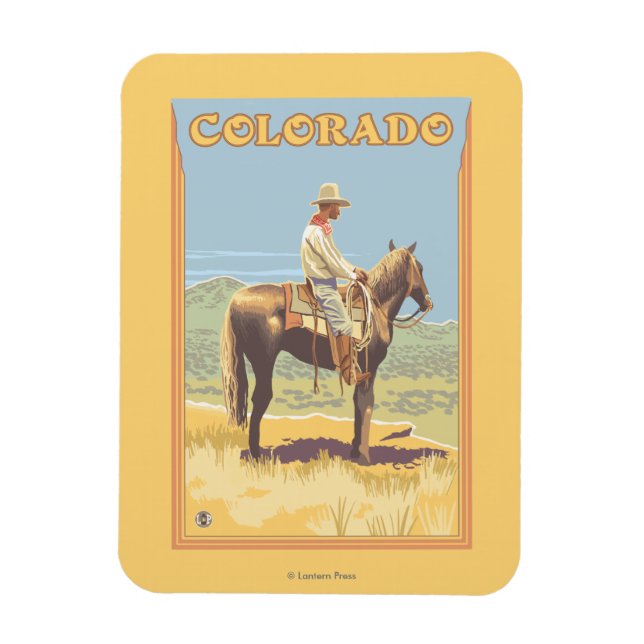Ímã Cowboy (Side View)Colorado (Vertical)