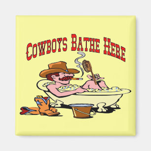 Imã Cowboys Bathe Here