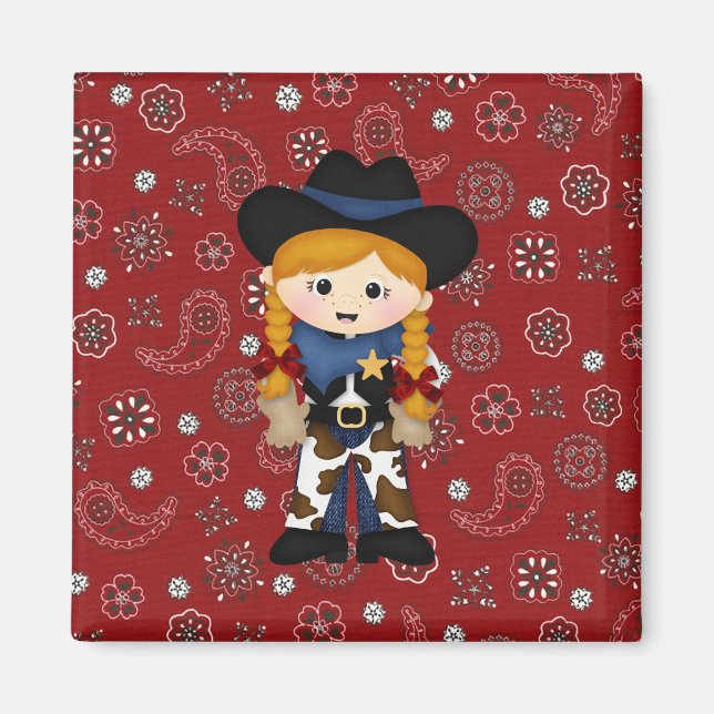 Imã Cowgirl (Frente)