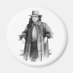 Imã Cowgirl Ocidental