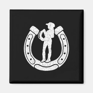 Imã Cowgirl Silhouette Horsescute Ss Cute Ss Horseback