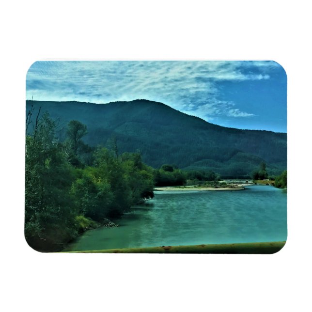 Ímã Cowlitz River, Randle, Washington (Horizontal)
