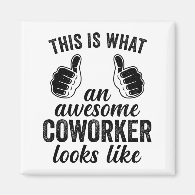 Imã Coworker Birthday Employee Farewell Goodbye Going  (Frente)