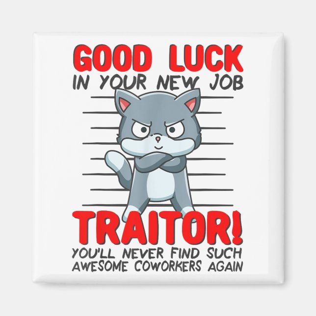 Imã Coworker Leaving, Quitting Going Away, Job Change; (Frente)