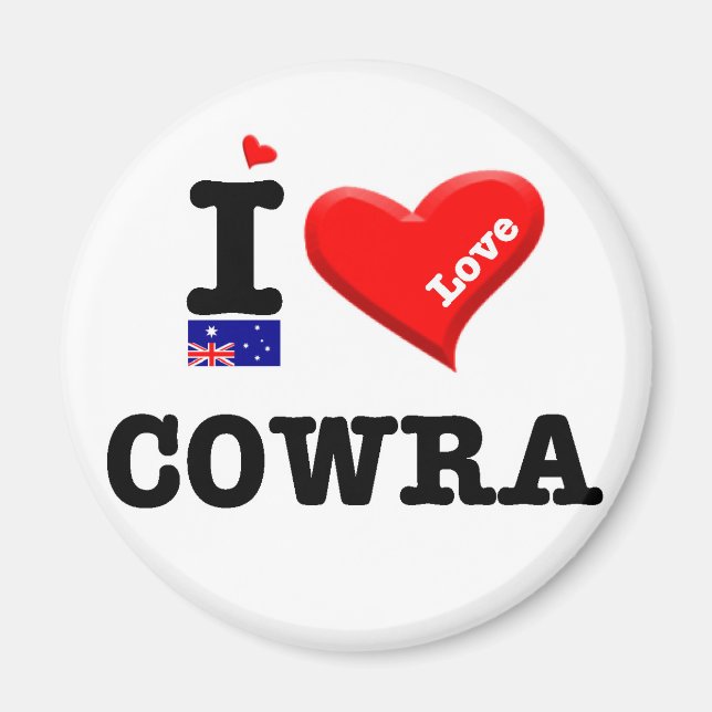 Imã COWRA - Eu amo (Frente)