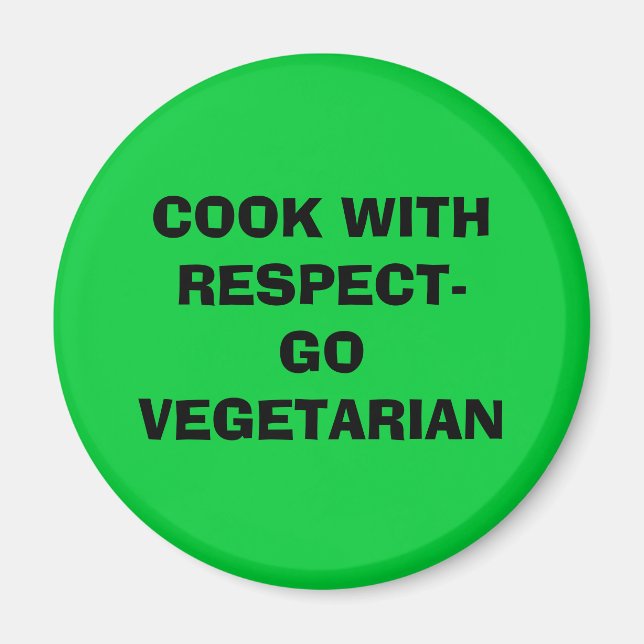 IMÃ COZINHA COM VEGETARIANO RESPEITANTE (Frente)