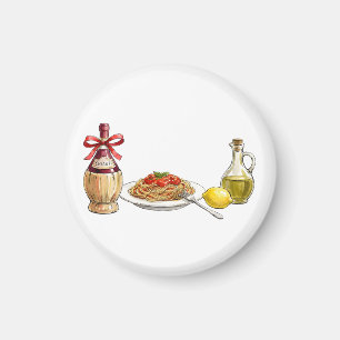 Imã Cozinha da Nonna Estética Coquete - Verão Italiano