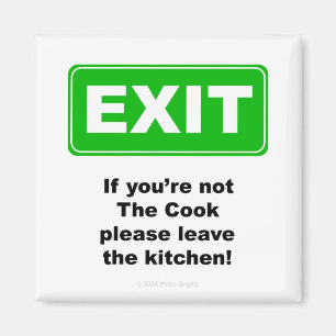 Imã Cozinha da SAÍDA - ímã