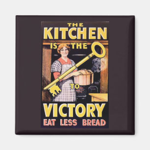 Imã Cozinha da vitória da guerra mundial 1 do vintage