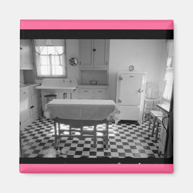 Imã Cozinha de Fazenda Depression-Era (Frente)