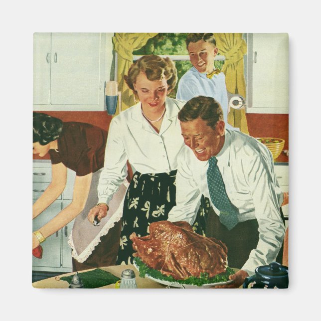 Imã Cozinha do comensal da acção de graças do cozinhar (Frente)