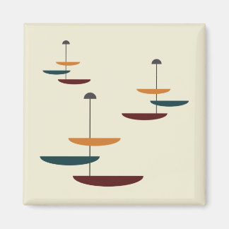 Imã Cozinha Moderna do século médio Contra Oval Púltim