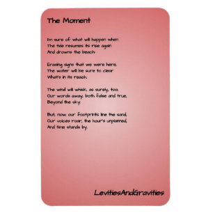 Ímã Cozinha Poem - O Momento