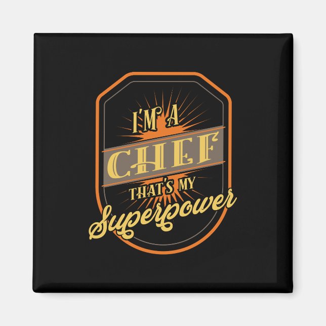 Imã Cozinhar Chef (Frente)