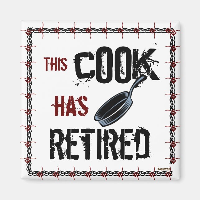 Imã Cozinhar Chefs (Frente)