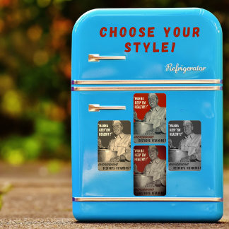 Ímã Cozinhar de Comida saudável WII do Estilo de Vinta