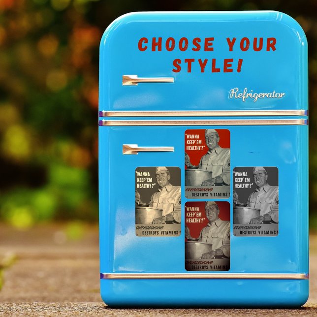 Ímã Cozinhar de Comida saudável WII do Estilo de Vinta (Criador carregado)