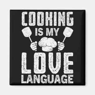 Imã Cozinhar é minha linguagem do amor Citação engraça