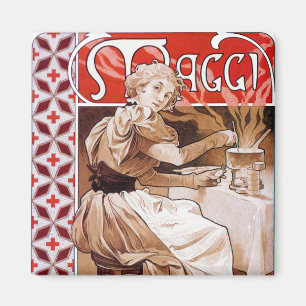 Imã Cozinhar feminino, Alphonse Mucha