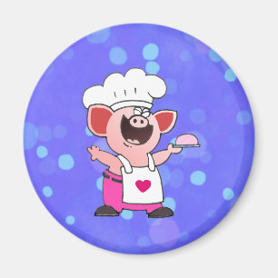 Imã Cozinheiro chefe leitão engraçado engraçado T d