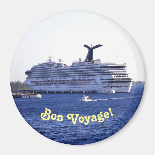 Imã Cozumel Cruise Visitor Bon Voyage (Frente)