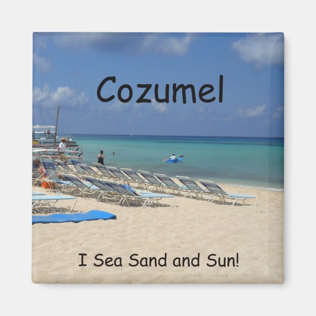 Imã Cozumel, eu Mar Areia e Sol! (Frente)