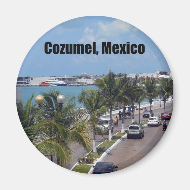 Imã Cozumel, México (Frente)