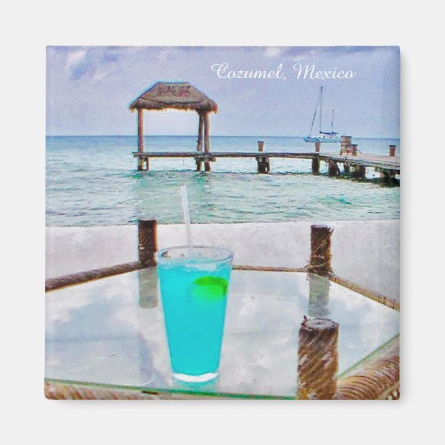 Imã Cozumel Mexico Magnet (Frente)