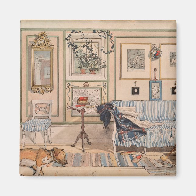 Imã Cozy Corner (por Carl Larsson) (Frente)