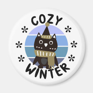 Imã Cozy Winter, Coruja Bonita