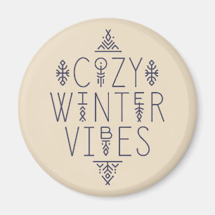 Imã Cozy Winter Vibes Design