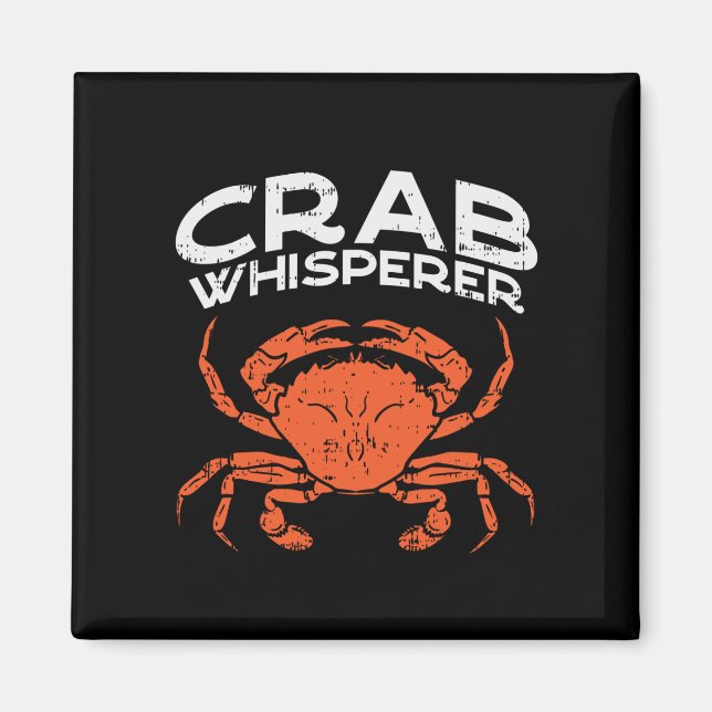 Imã Crab Whisperer Vintage Crabbing (Frente)
