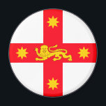 Imã Crachá de Nova Gales do Sul, Austrália Magnet<br><div class="desc">Crachá de Nova Gales do Sul, Austrália.</div>
