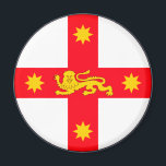 Imã Crachá de Nova Gales do Sul, Austrália Magnet<br><div class="desc">Crachá de Nova Gales do Sul,  Austrália.</div>
