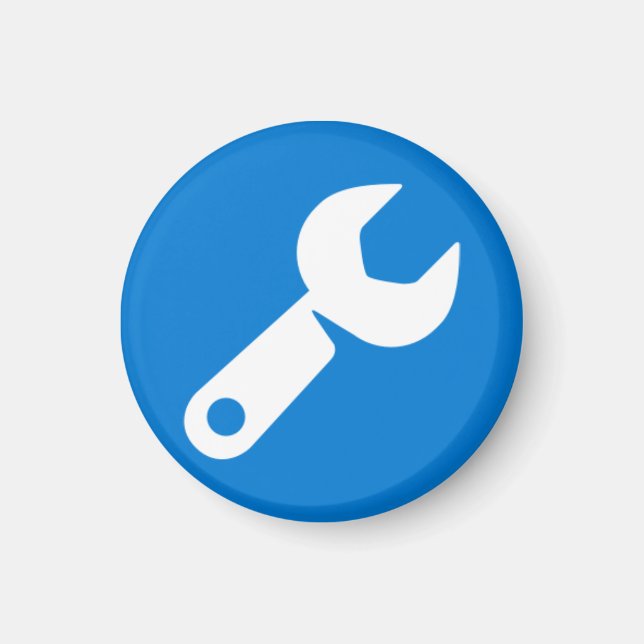 Imã Crachá Magnet - Chave inglesa (Frente)