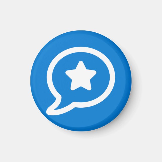 Imã Crachá Magnet - Louvado (Frente)