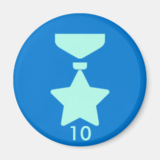 Imã Crachá - Medalha 10
