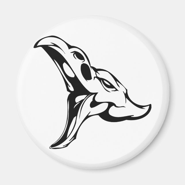 Imã Crânio animal (Frente)