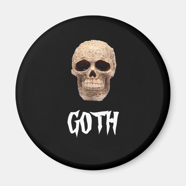 Imã crânio celta (Frente)