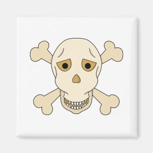 Imã Crânio com Crossbones